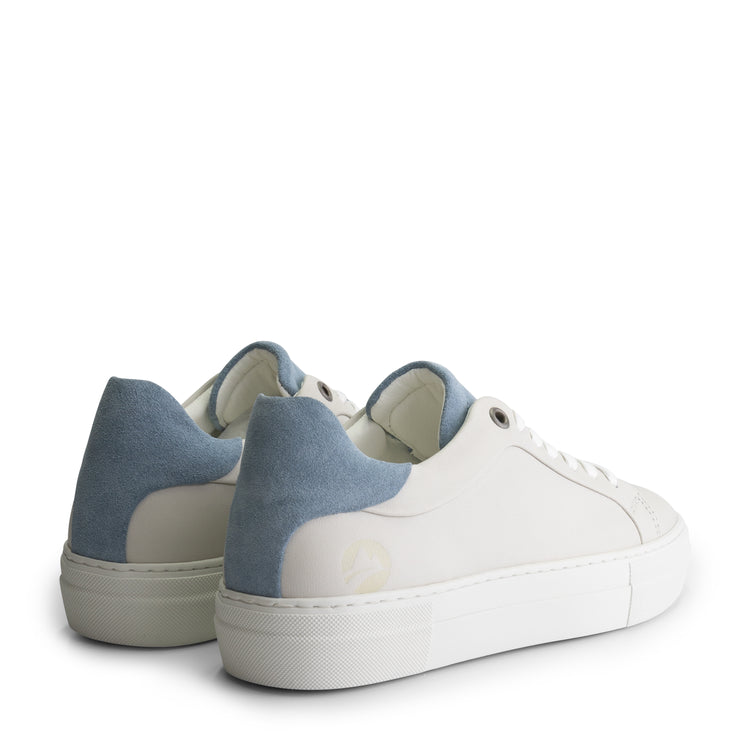 Santec - Leather sneakers - Lady - Light Blue BD