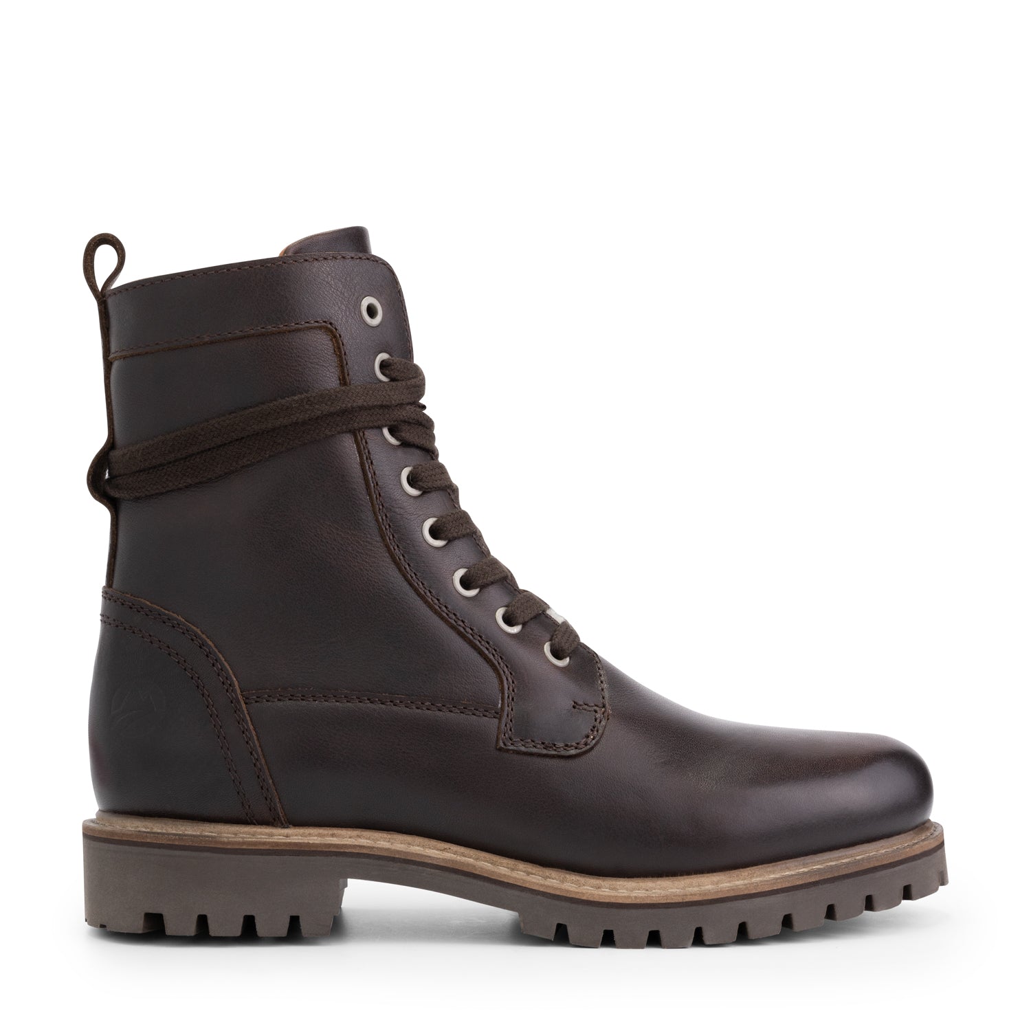 Kvinlog - Wool-lined lace-up boots - Men - Dark Brown R