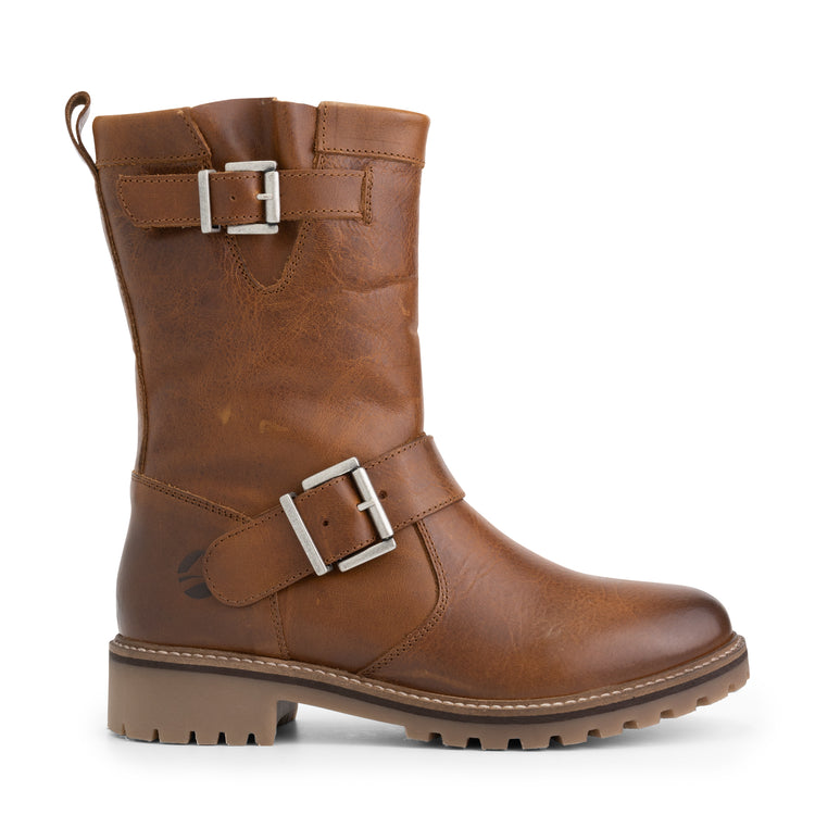 Silkeborg - Wool-lined boots - Lady - Cognac R