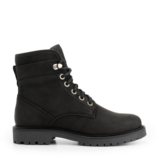 Kolding - Leather lace-up boots - Lady - Black R