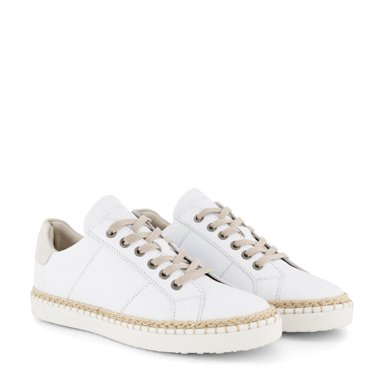 Caen - Leather sneaker - Lady - White FRD