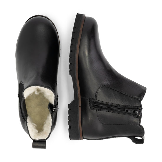 Sel - Wool-lined chelsea boots - Kids - Black UPD