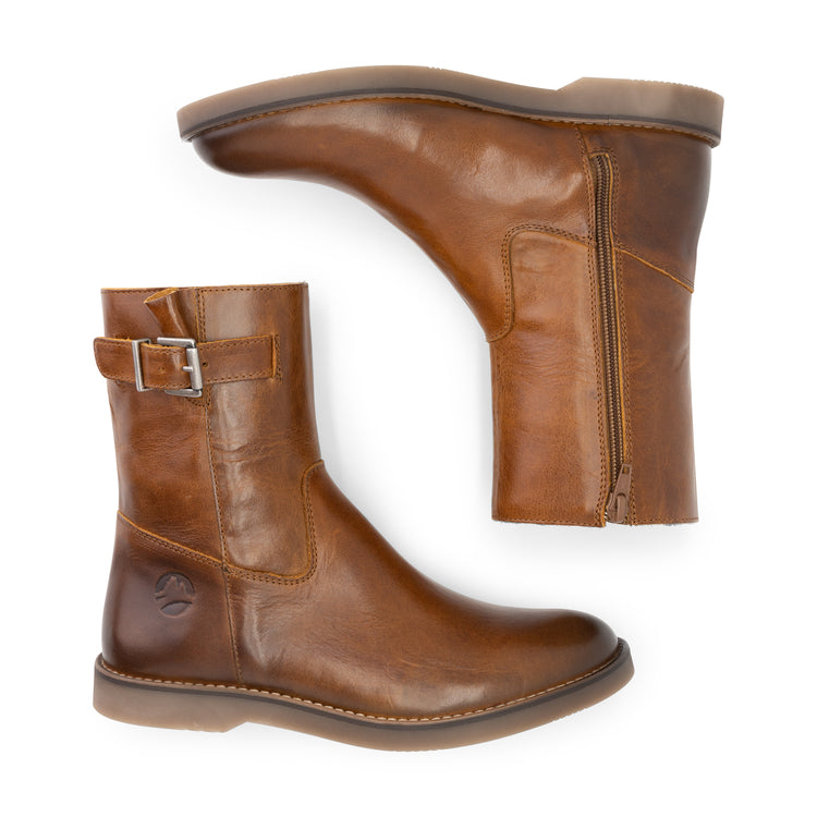 Lannion - Leather boot - Lady - Cognac UPD