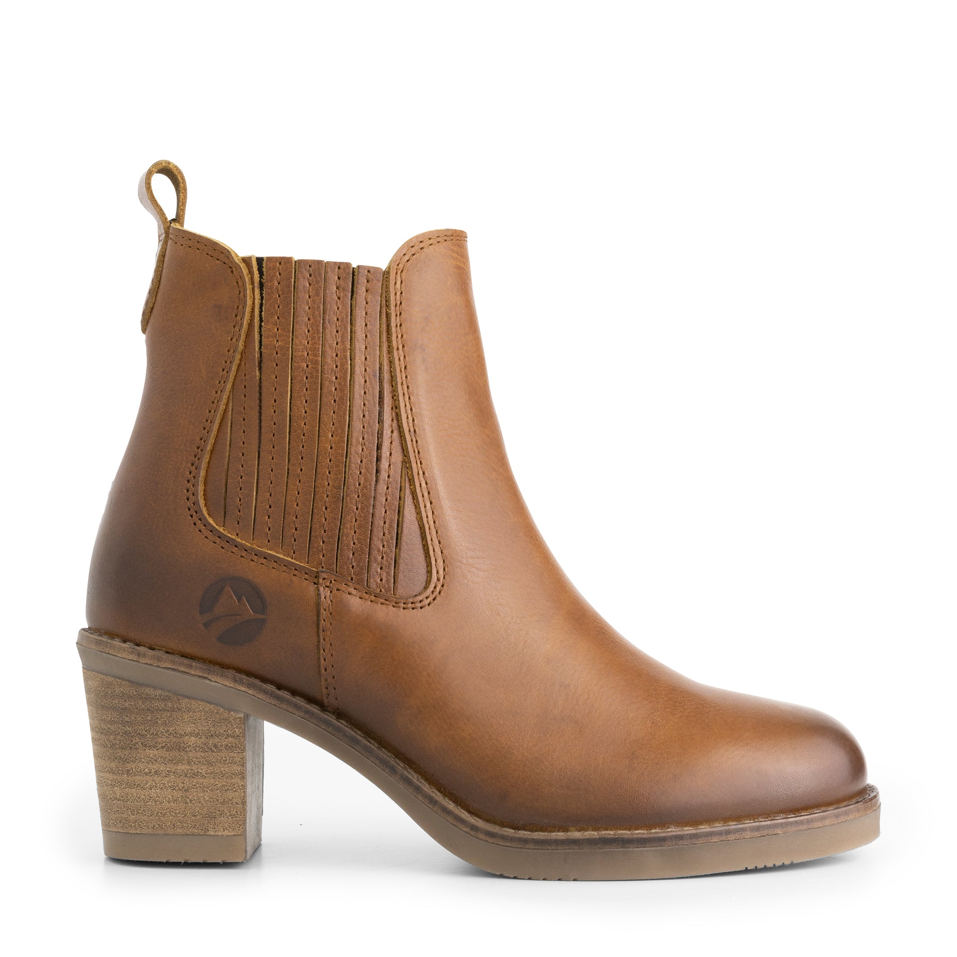 Callac - Leather ankle boots - Lady - Cognac R