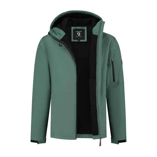 Sverre - Softshell jacket - Men - Green CVO