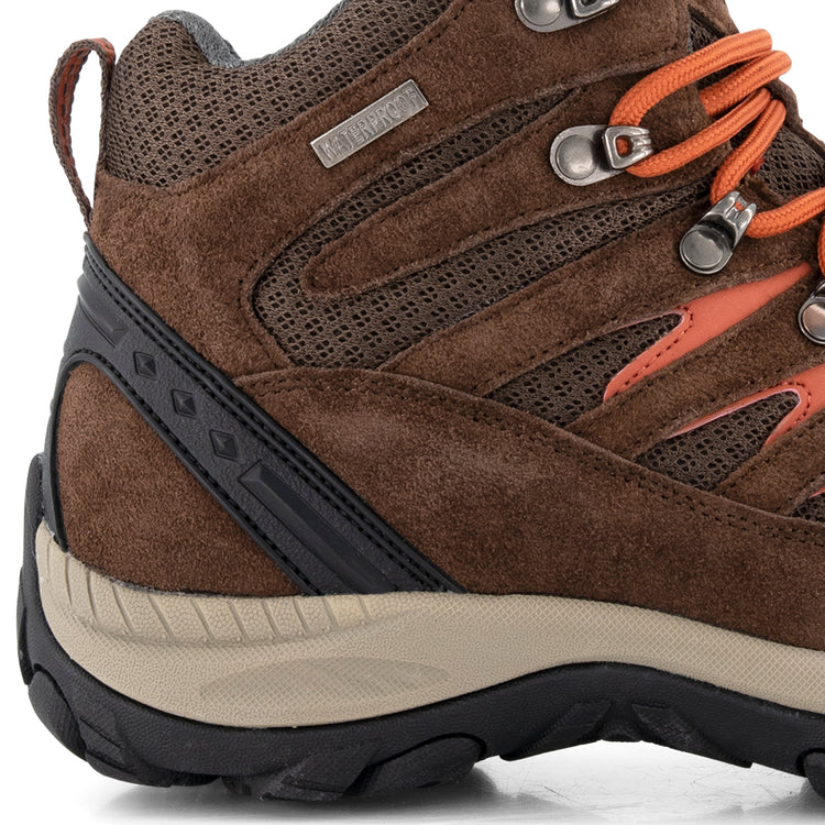 Nyborg - High hiking shoes - Lady - Brown DFH