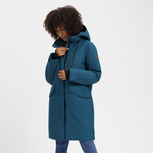 Bodil - Waterproof winter coat - Lady - Dark blue MV