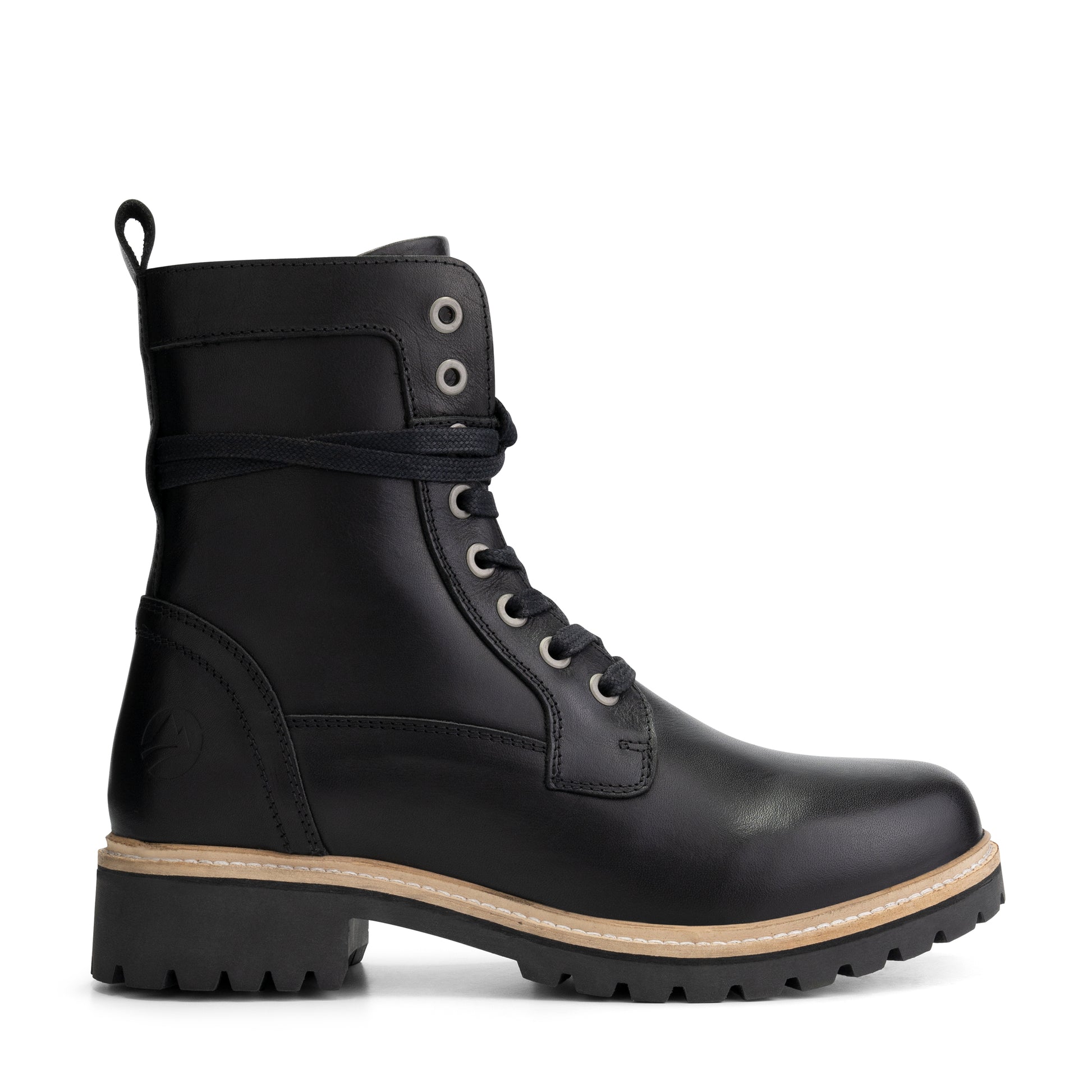 Kylland - Leren veterboots - Dames - Black R