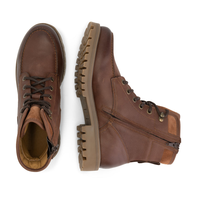 Storasund - High lace-up shoes - Men - Dark cognac UPD