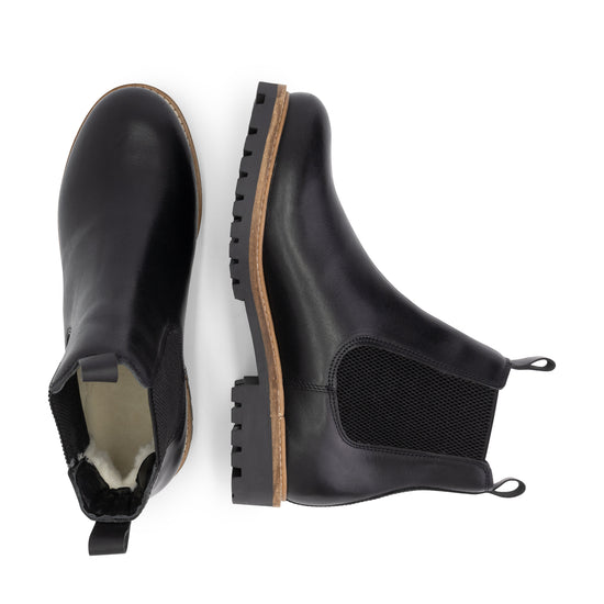 Rosseland - Wool-lined chelsea boots - Men - Black UPD