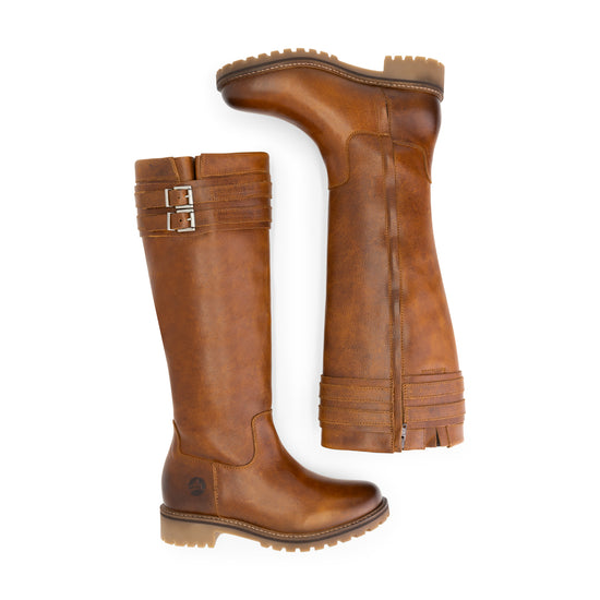 Stavanger - Knee-high boot - Lady - Cognac UPD