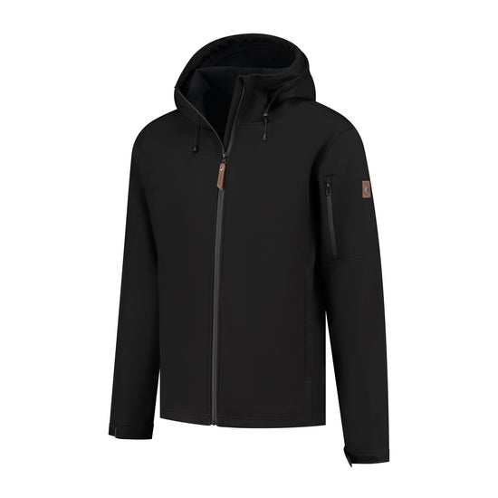 Sverre - Softshell jacket - Men - Black FL