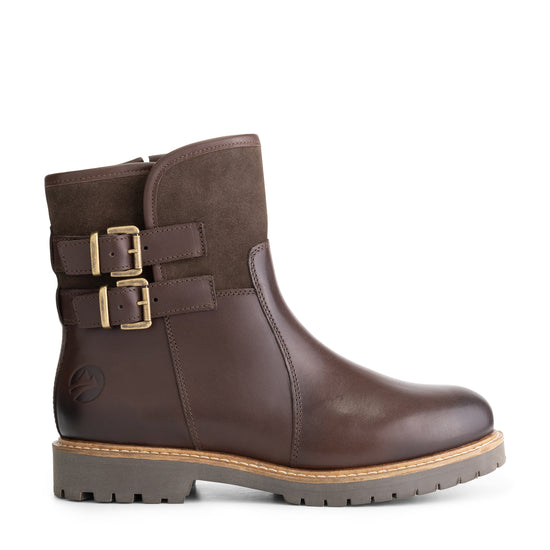 Hestnes - Leather ankle boots - Lady - Dark brown R