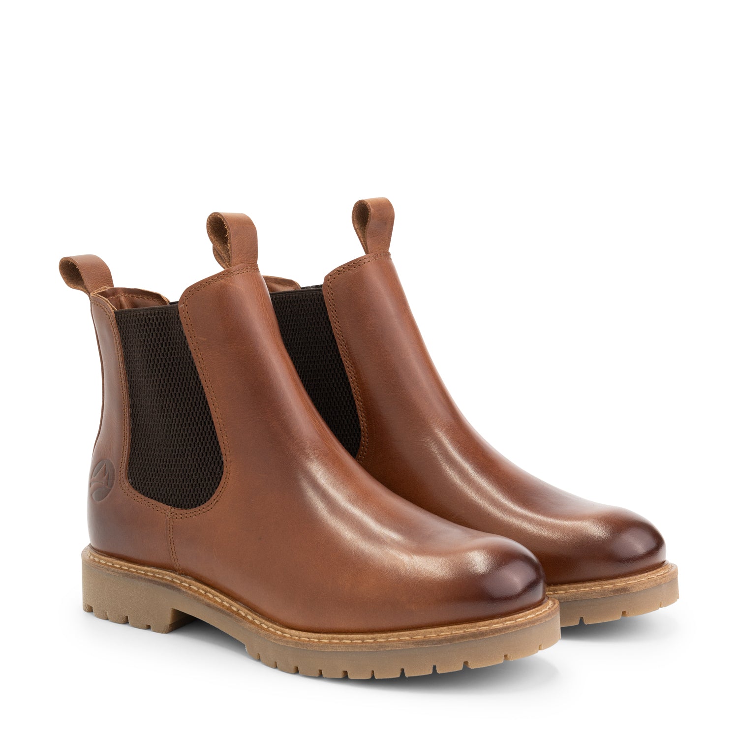 Rosseland - Wool-lined chelsea boots - Lady - Cognac FRD