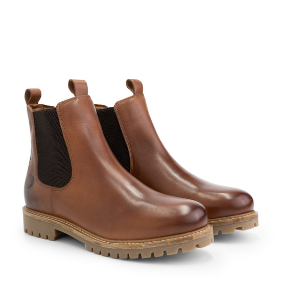 Rosseland - Wool-lined chelsea boots - Men - Cognac FRD