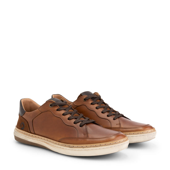 Rugby - Leather sneakers - Men - Cognac FRD