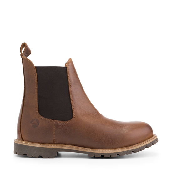 Leikanger - Leather chelsea boots - Men - Cognac R