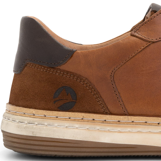 Rugby - Leather sneakers - Men - Cognac DFH