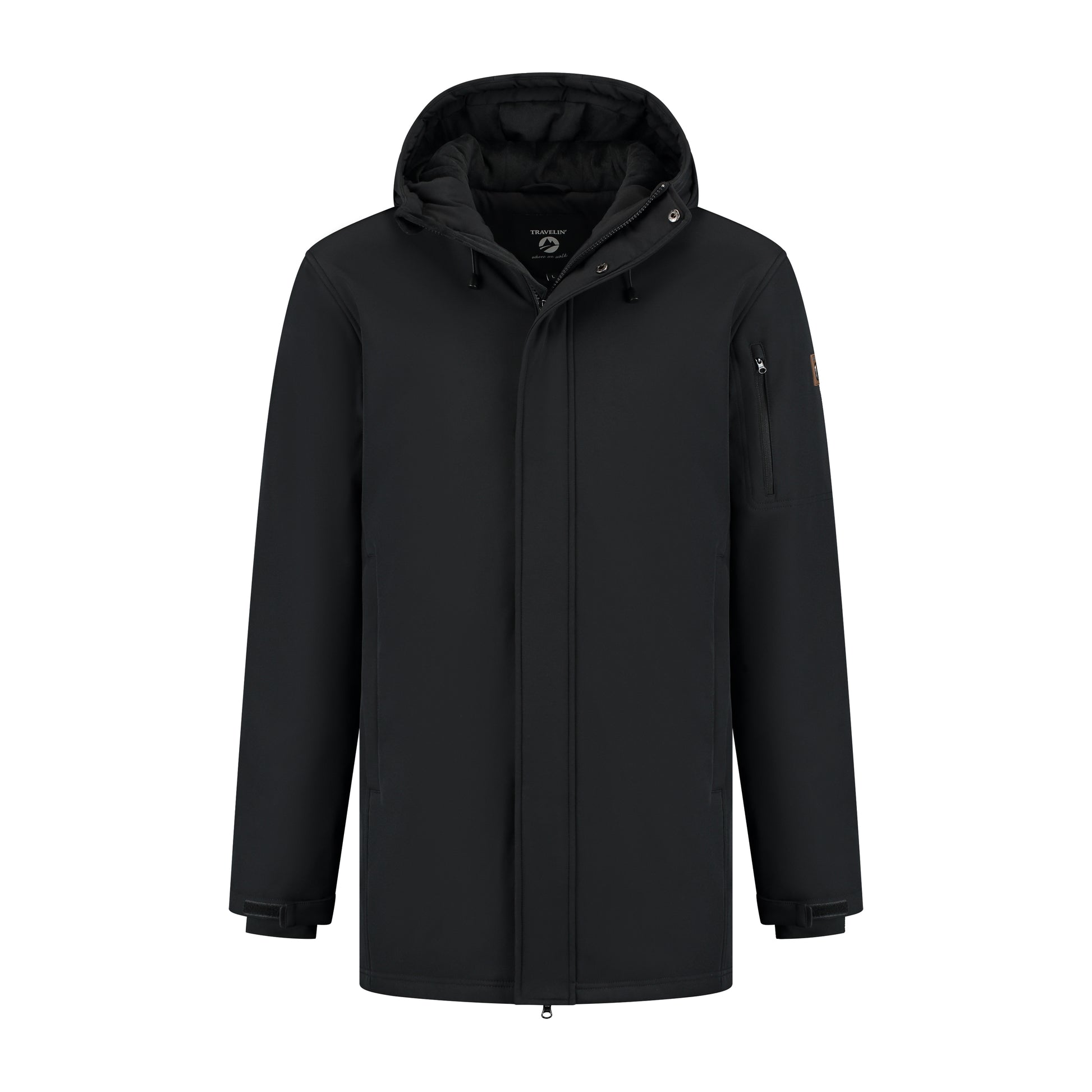 Ribe - Softshell jacket - Men - Black F