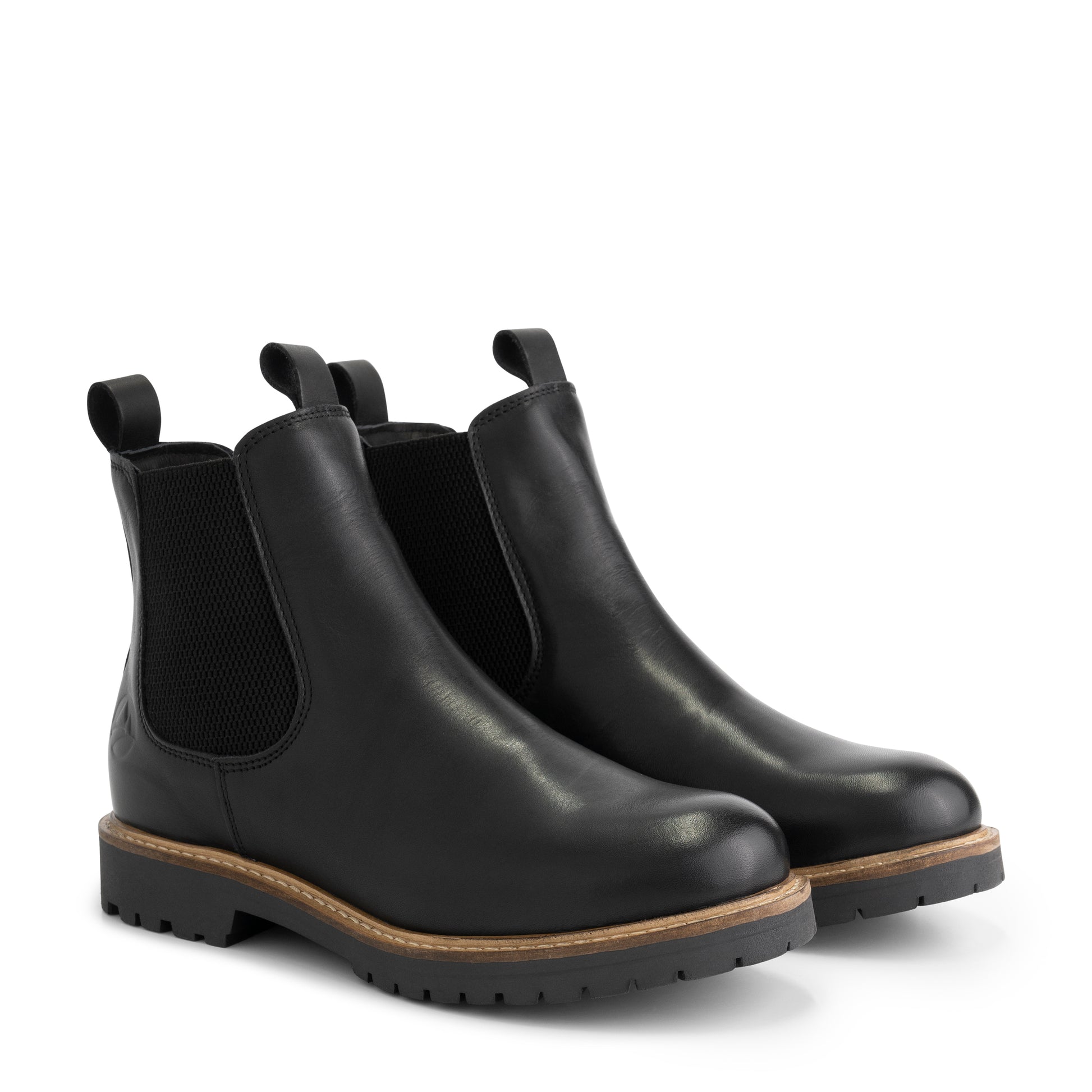 Randers - Leather chelsea boots - Lady - Black FRD