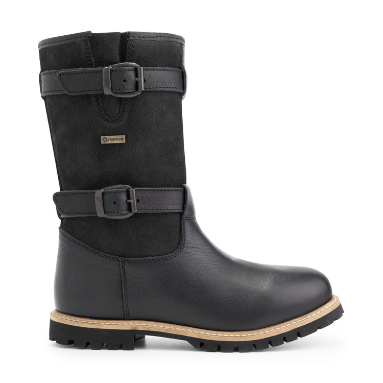 Sweden - Mid-calf wool-lined outdoor boots - Lady - Black R