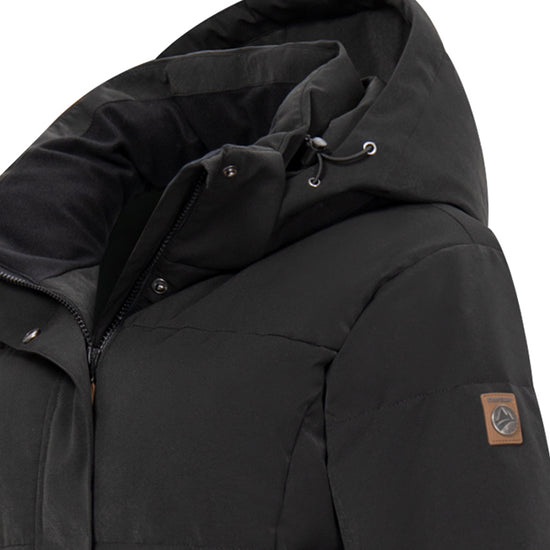 Ostra - Puffer parka - Lady - Black DCB