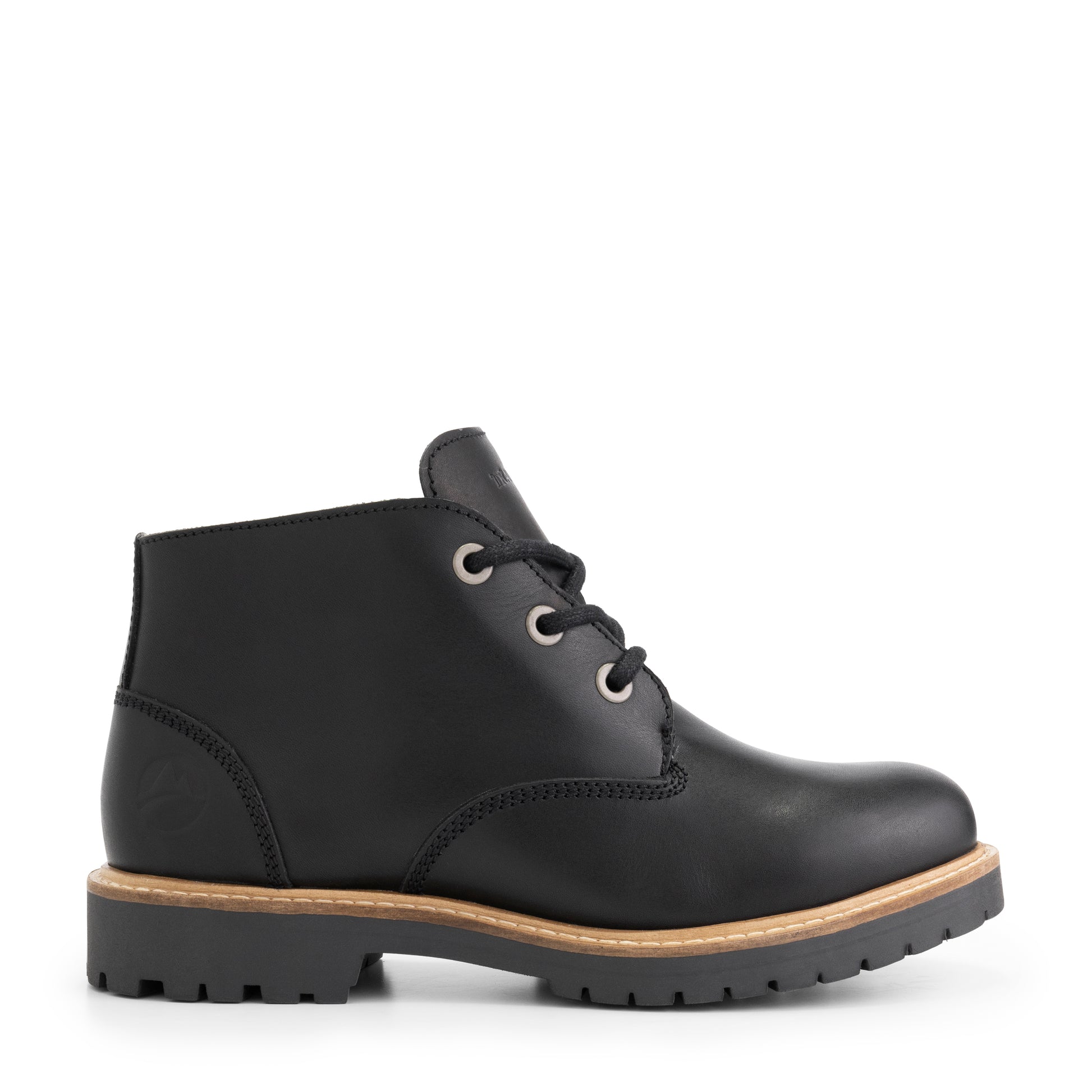 Trehuse - Wool-lined lace-up shoes - Lady - Black R