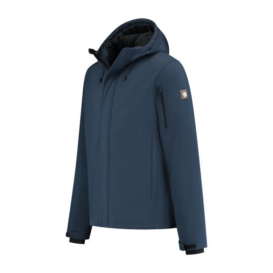 Esben - Waterproof softshell jacket - Men - Navy FL