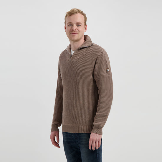 Brecon - Sweater cashmere/cotton blend - Men - Sand MV