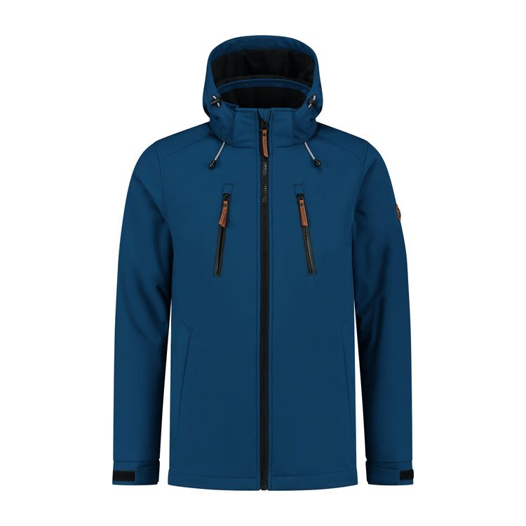 Soren - Softshell jacket - Men - Blue F