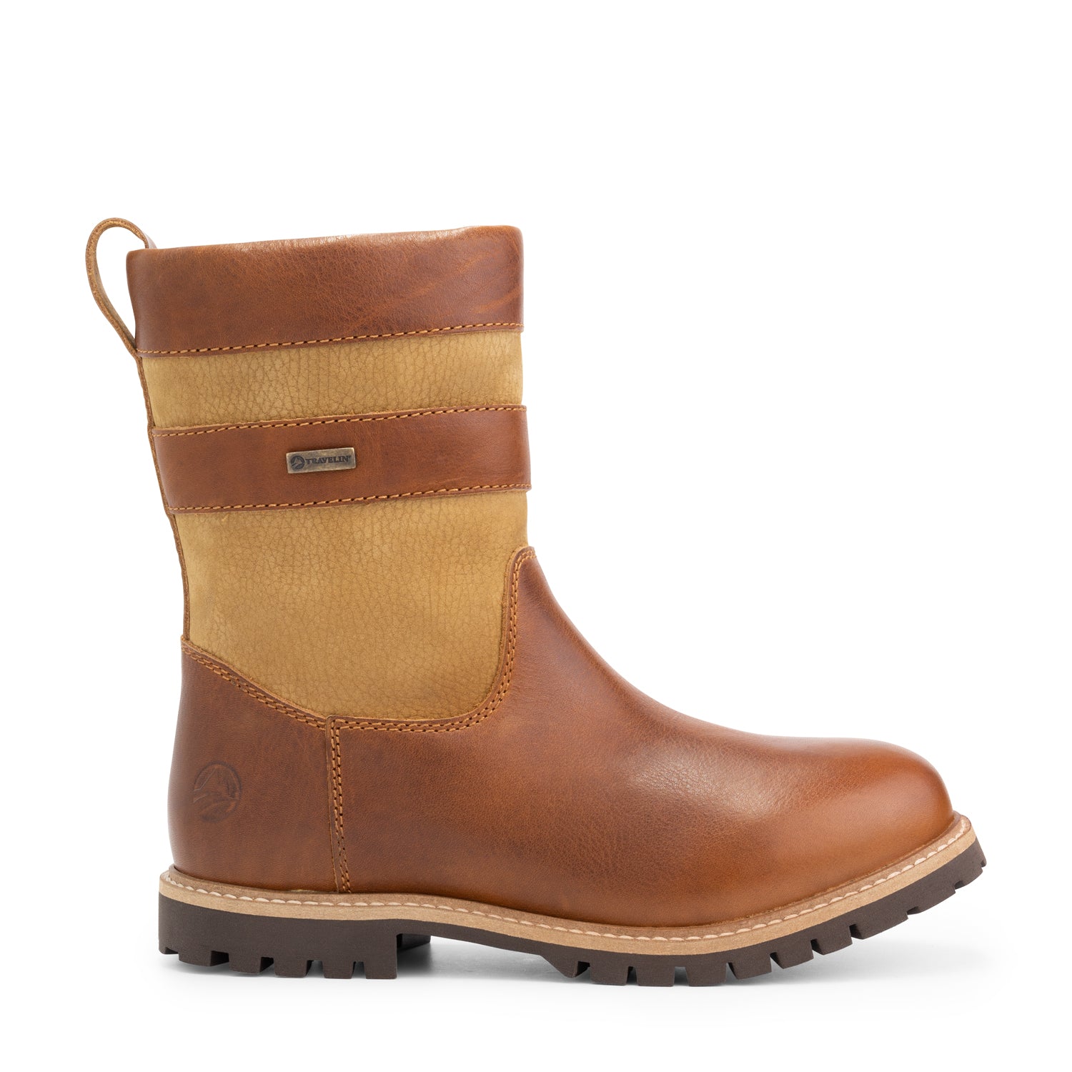 Tallinn - Mid-calf wool-lined outdoor boots - Lady - Cognac R