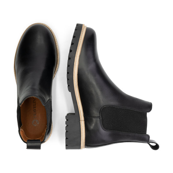 Risnes - Leather chelsea boots - Lady - Black UPD