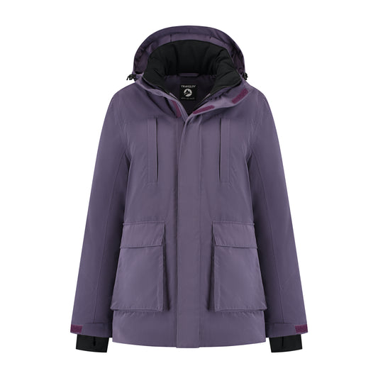 Thyra - Winter coat - Lady - Dark purple F