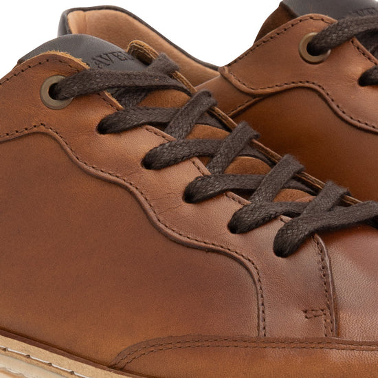 Rugby - Leather sneakers - Men - Cognac DFW