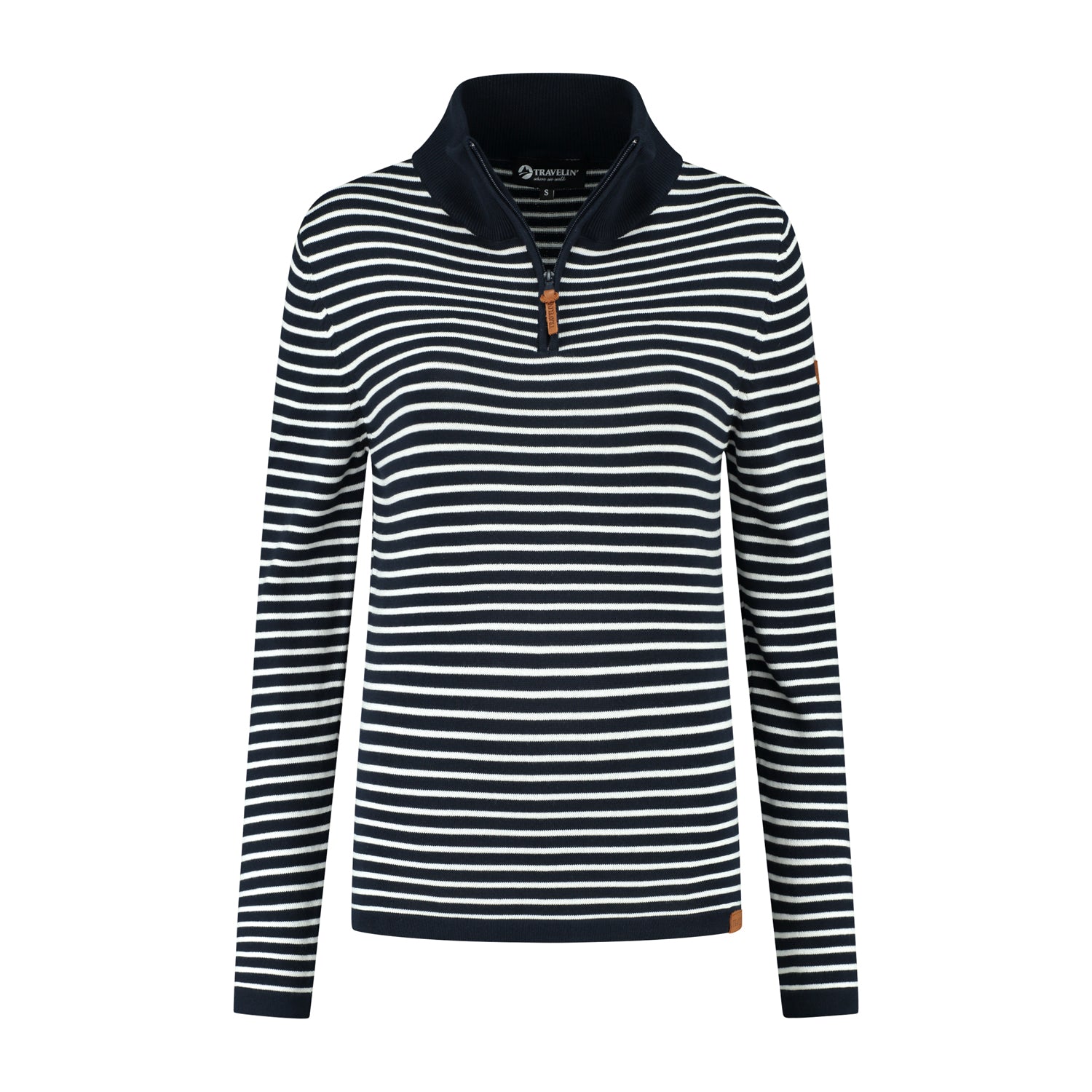 Nacka - Cotton jumper - Lady - Navy F