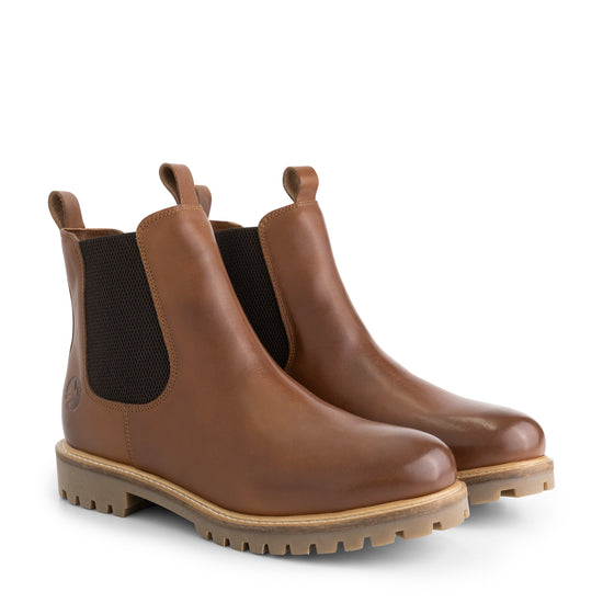 Randers - Leather chelsea boots - Men - Cognac FRD