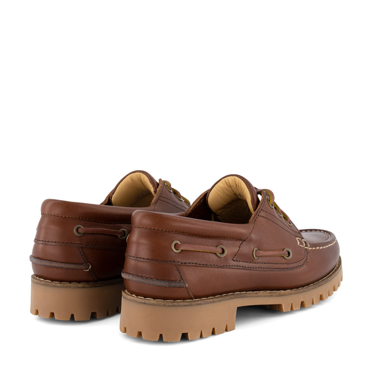 Plymouth - Boat shoes - Lady - Brown BD