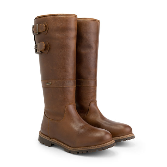 Alaska - Wool-lined high outdoor boots - Lady - Cognac FRD