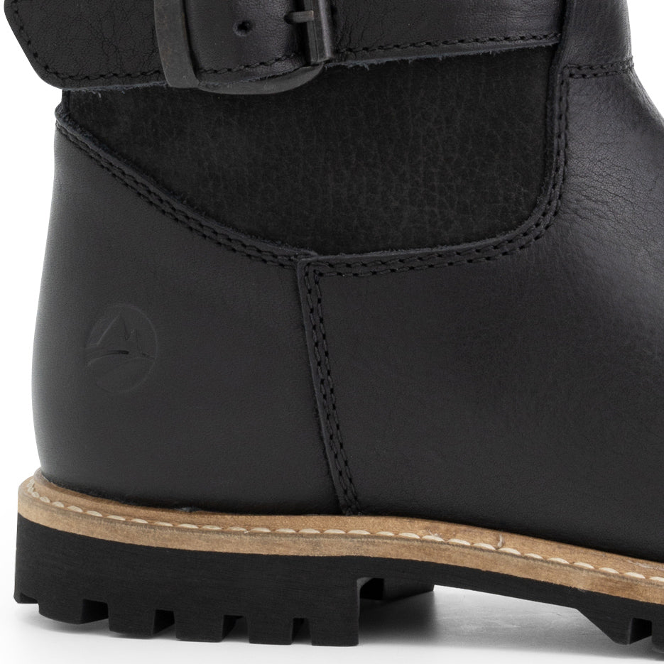 Greenland - Wool-lined high outdoor boots - Lady - Black DFH